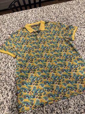 Etro Green Paisley Polo | Green | 3XL